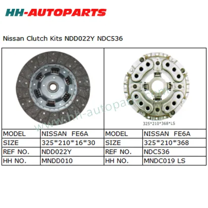 NDD022Y NDC536 Luk Clutch Kit for Nissan Truck Clutch Assembly