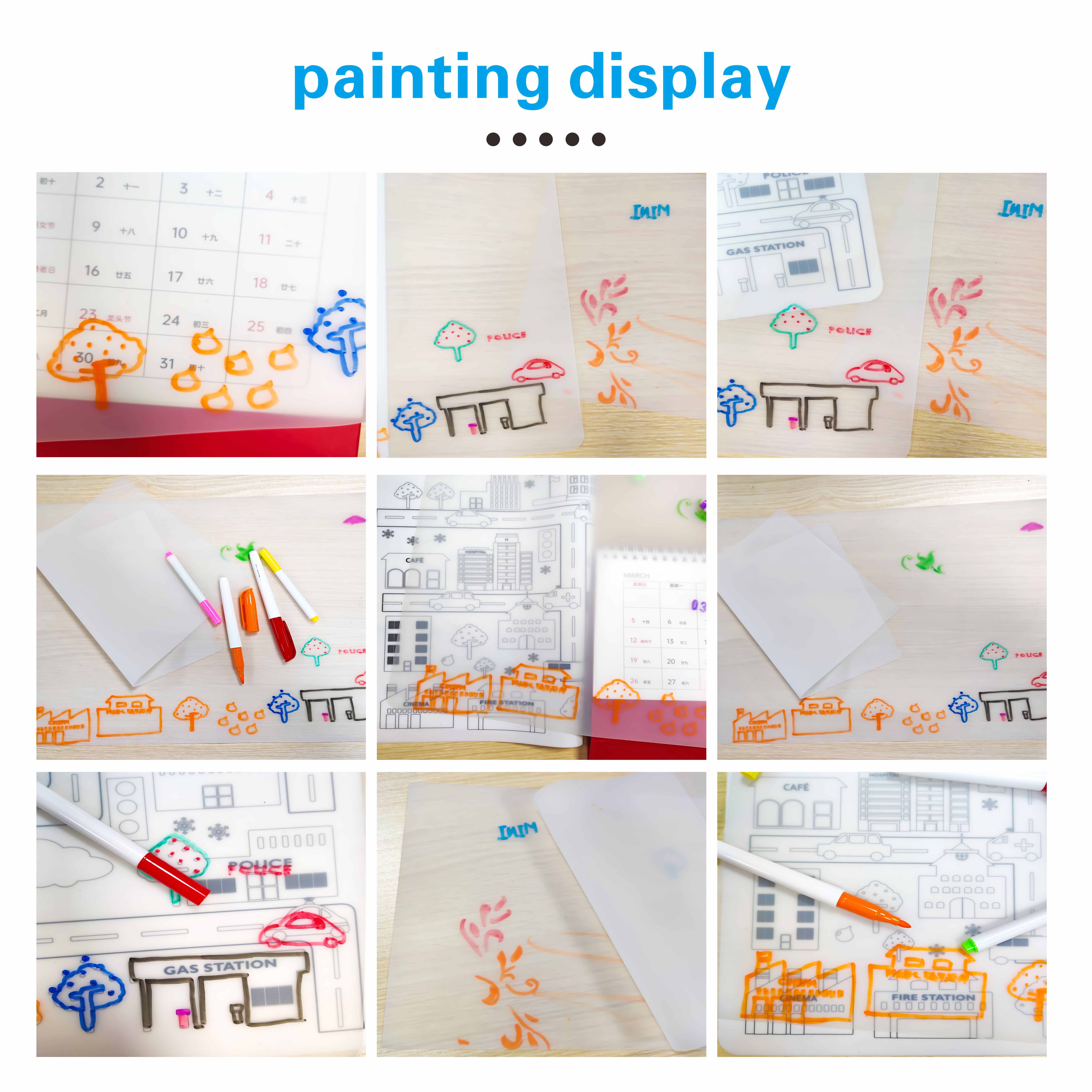 silicone clear drawing mat MFZ-I011