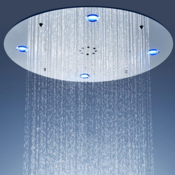 Pomme de douche avec LED intelligente