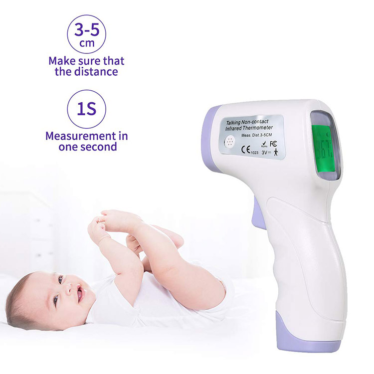 Contactloze voorhoofd- en oorthermometer voor baby&#39;s