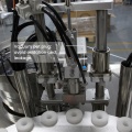 Cartucho líquido de viales de vidrio automático de alta precisión con máquina taponadora de llenado de cavidades duales 4 ml