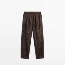 Women's casual simple French high-end lantern pants casual pants