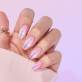 Extra Long amander holographic chat œil faux ongles