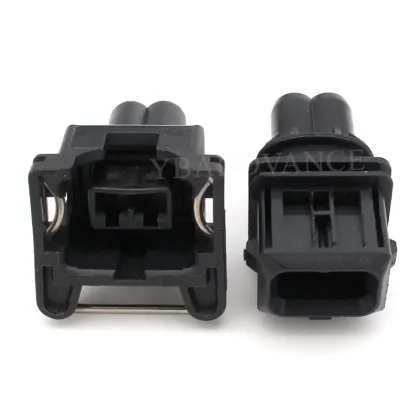 2 Pin Male and Female AMP TE Connectivity Connector - 85202-1 106462-1