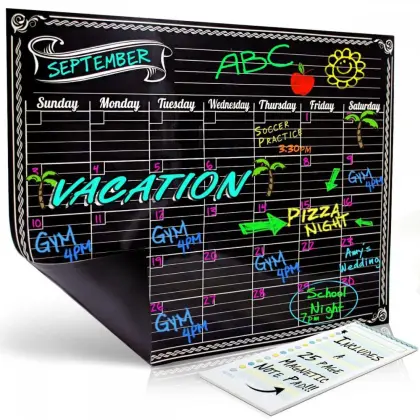 Custom magnetic paper calendar