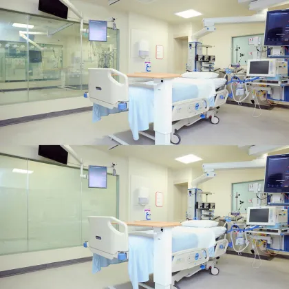 Custom Size Electric PDLC Film Tempered Smart Glass