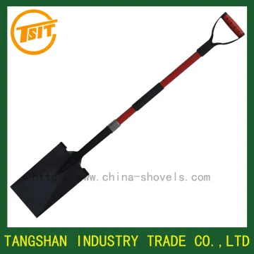 plastic grip fiberglass handle industrial shovel spade