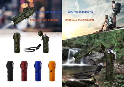 ZN ABS LED Rechargeable Lighter, Electric Cigarette Custom Lighter