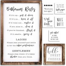 Farmhouse Bathroom Decor Set