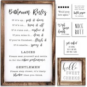 Farmhouse Bathroom Decor Set