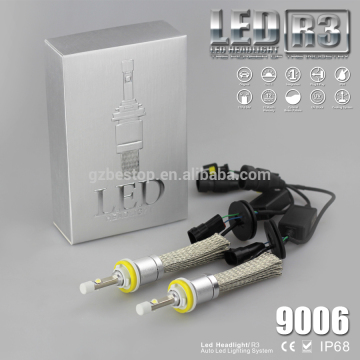 LED 9005 9006 auto electronics product car led headlight XHP-50 CHIP LED 80W 9600LM H3 H4 HB3 HB4