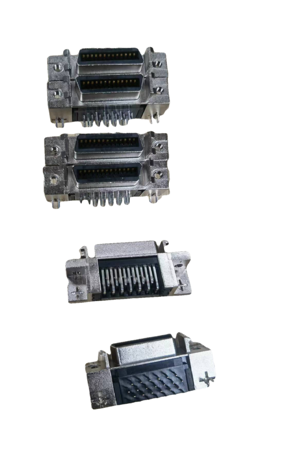 1.27mm SCSI Connector 20P Receptacle Headers Right-Angle Mount Ribbon