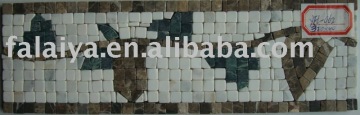 Lava Mosaic Border line Art Marble Mosaic YFL062