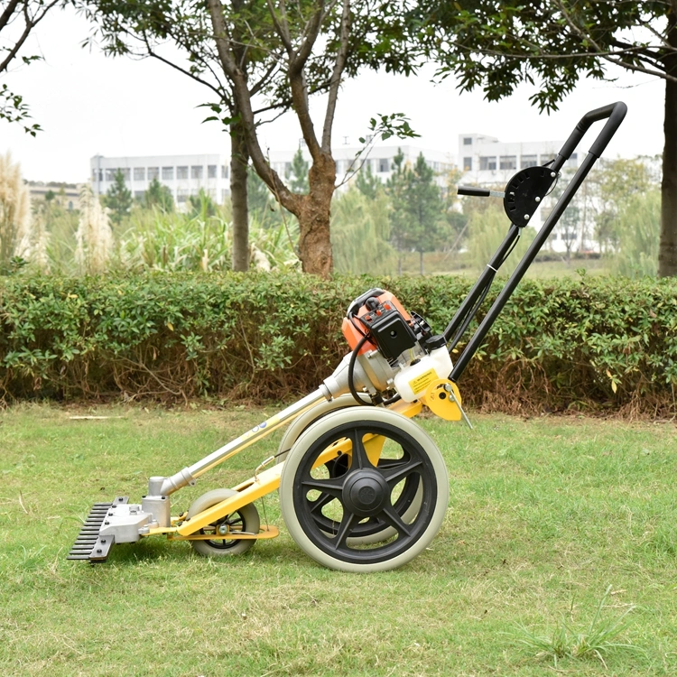 Gasoline Lawn Mower Hand-push Lawnmower Grass Cutter Weeder for Mowing  Multi-purpose Agricultural Brush Cutter Reel Mowers