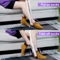 Flexible Sock Aid for Seniors Post-Surgery Purple