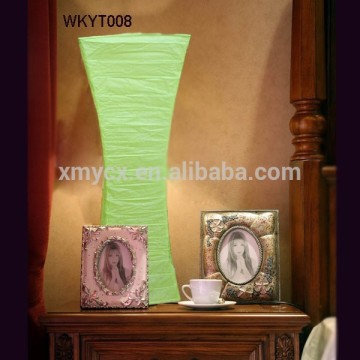 Foldable paper home decoration table lamp