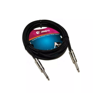 24AWG 20FT 6.10M Straight 6.35mm TS 1/4\" Jack Mono Cable for Guitar, Bass, Amp, Keyboard