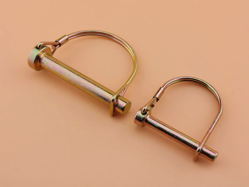 Cinkbevonat kerek dupla huzalos csapszeg