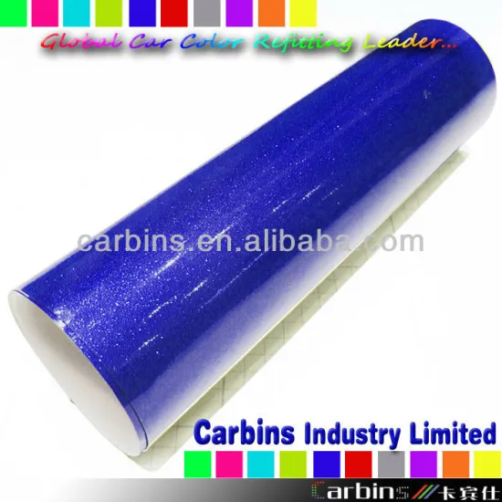 new launching glossy diamond glitter vinyl wrap film 1.52*20m