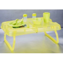 27 Pieces Plastic Folding Picnic Table Set for 4 persons