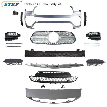 Shunyang For Mercedes BENZ GLE 167 Full Set Body Parts & Chrome Accessories