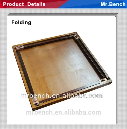 solid wood foldable mahjong table