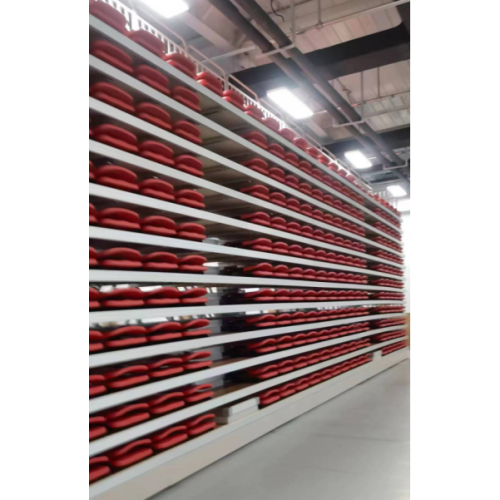 Electrical folded seats retractable bleacher