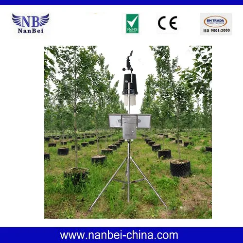 Outside Meteorological Monitoring Solar Weather Station