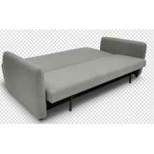 Foldable double armrest sofa