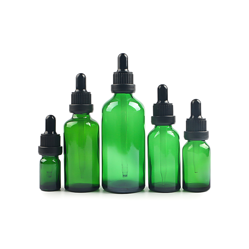 5ml Green Glass Dropper Bottle