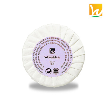 30g White Coconut Milk Round Hotel Soap