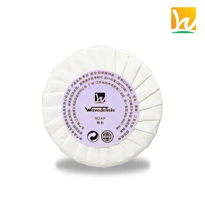 30g White Coconut Milk Round Hotel Soap