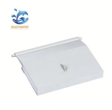 Spring loaded skimmer weir with foam