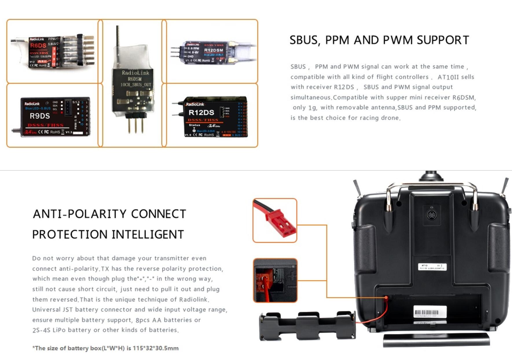 at10-ii drone remote controller