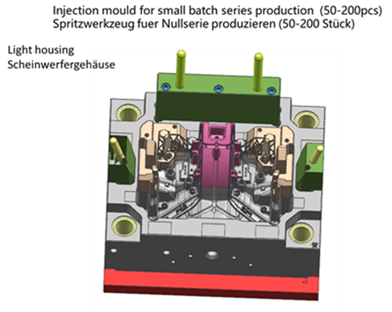 Auto Light Housing Soft Tooling Design 4