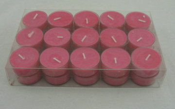 household candle, plain candles