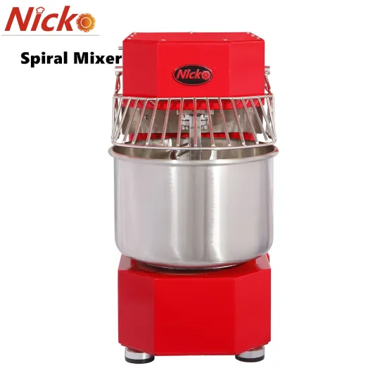 380V 12kw Heavy Duty Commercial Electric Dough Mixer Food Kneader Universal Spiral Mixer for Pastry Maker Bakery