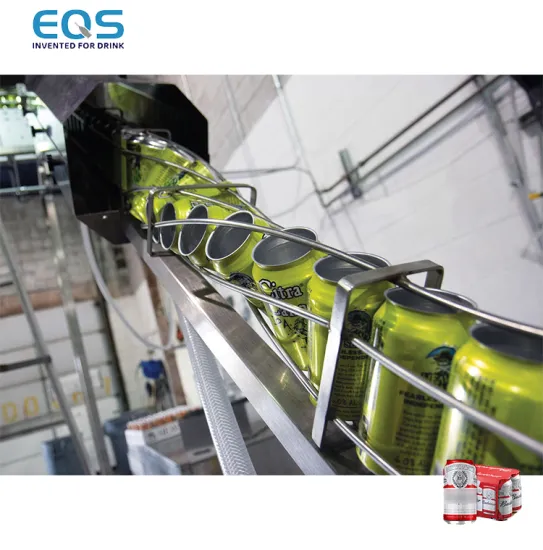 PLC Controlled 18 Filling Heads Craft Beer Can Filler and Sealer Machine for Breweries