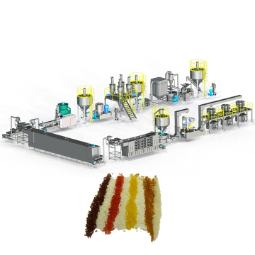Linea di lavorazione del riso fortificata nutrizionale automatica