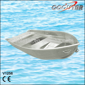 1.2mm thickness V-bottom aluminium boat for fishing