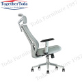 Swivel office chair with 6D armrest