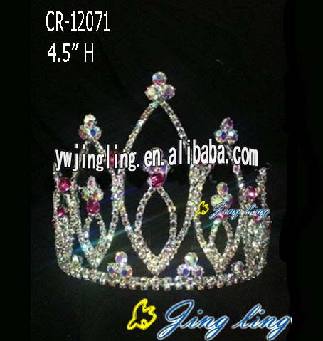 Custom rhinestone cheap crowns tiara wholesale