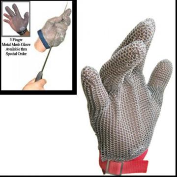 Siatkowe rękawice ochronne ze stali nierdzewnej