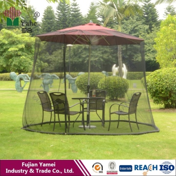 Umbrella Table Screen Keeps Insects Mosquitoes out