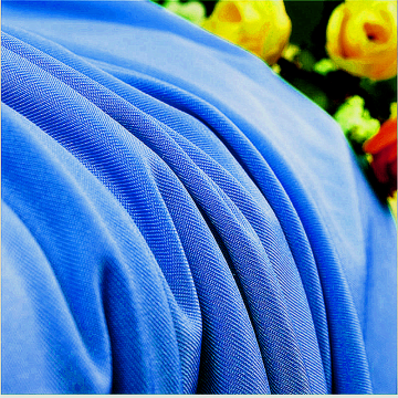 Navy blue Elegant Stretch Polyester Knitted Smooth Fabrics