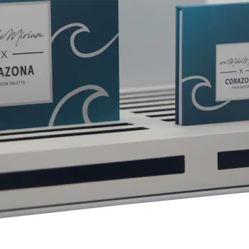 Paper cosmetic display boxes