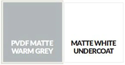 PVDF Matte Warm Grey 2mm thick Aluminum Sheet