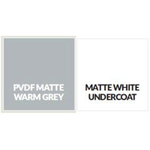 PVDF Matt Warm Grey 2mm dickes Aluminiumblech