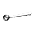 2-In-1 Silver Stainless Steel Coffee Scoop With Clip