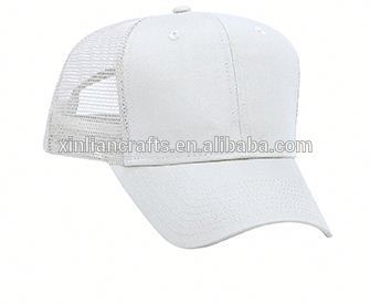 Cheap price free sample custom good quality promotional foam and polyester baseball cap with mesh hat